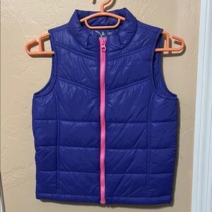 Jumping Beans Purple Vest with Pink Accents